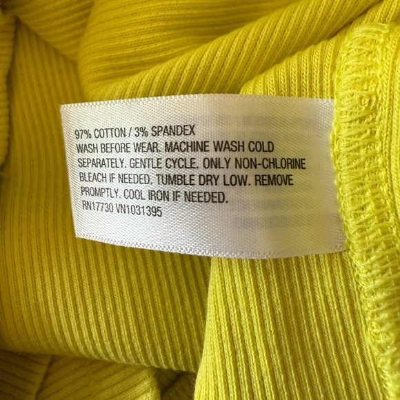 NWT Universal Thread by Target  Chartreuse Ribbed Pullover SZ XXL - Picture 5 of 9